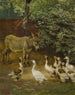 Nella corte della fattoria - Herbert William Weekes — vista dell’opera