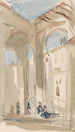 Figures dans une colonnade orientale - Hercules Brabazon Brabazon — vista dell’opera