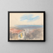 Paesaggio con nuvola blu - Hercules Brabazon Brabazon — quadro incorniciato alla parete