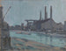 Paesaggio con edifici industriali sul fiume - Hercules Brabazon Brabazon — vista dell’opera