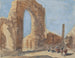La mosquée Quwwat-ul-Islam e il Pilastro di Ferro di Delhi nel complesso del Qûtb Minâr - Hercules Brabazon Brabazon — vista dell’opera