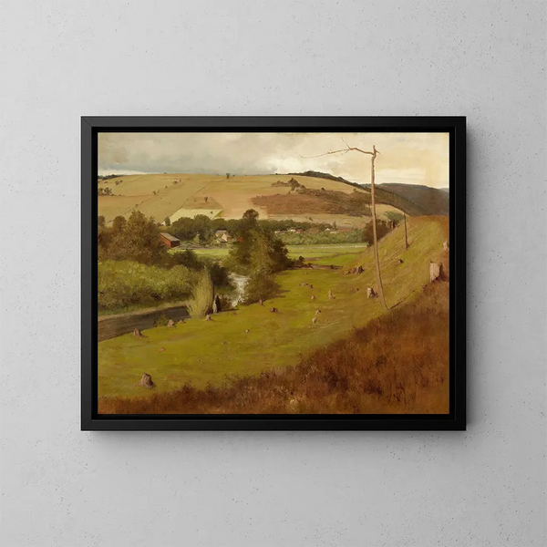 Paesaggio della Nuova Inghilterra - Herman Hartwich — quadro incorniciato alla parete