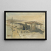 Schizzo per Lombardy Bleachery - Herman Hartwich — quadro incorniciato alla parete