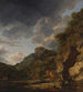 Paesaggio montano con fiume e carro - Herman Nauwincx — vista dell’opera