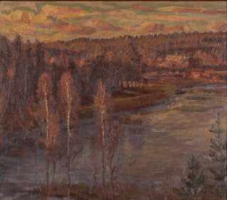 Autunno a Svartn - Herman Norrman — vista dell’opera