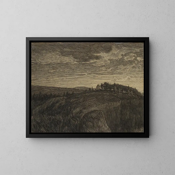 La Montagne - Herman Norrman — quadro incorniciato alla parete