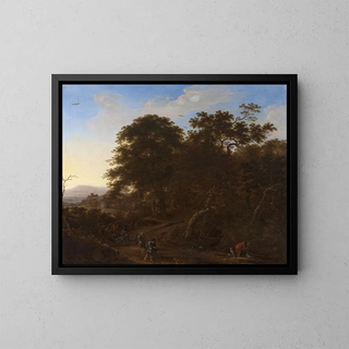 Herman Saftleven - Landscape with travellers.webp