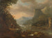 Vista sul fiume in una regione montuosa - Herman Saftleven — vista dell’opera