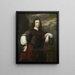 Ritratto di un uomo - Herman Verelst — quadro incorniciato alla parete
