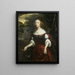Ritratto di una donna - Herman Verelst — quadro incorniciato alla parete