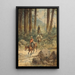 Convoi di muli - Herman Wendelborg Hansen — quadro incorniciato alla parete