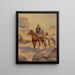 Patrouiller le Rio Grande - Herman Wendelborg Hansen — quadro incorniciato alla parete