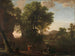 Paesaggio con il battesimo dell'eunuco - Herman van Swanevelt — vista dell’opera