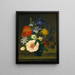 Fiori in un bicchiere - Hermania Neergaard — quadro incorniciato alla parete