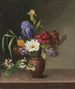 Vaso in stile greco con iris, lilla e caprifoglio - Hermania Neergaard — vista dell’opera