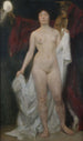Nu femminile con la morte come allegoria della vanità - Hermann Behrens — vista dell’opera