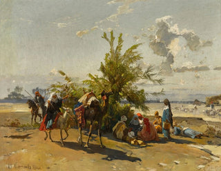 Hermann David Salomon Corrodi - Encampment.webp