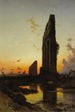 Coucher de soleil sur les ruines - Hermann David Salomon Corrodi — vista dell’opera