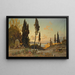 Vista sul Bosforo a Costantinopoli - Hermann David Salomon Corrodi — quadro incorniciato alla parete