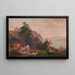 Vista sul Hudson vicino a West Point - Hermann Fuechsel — quadro incorniciato alla parete