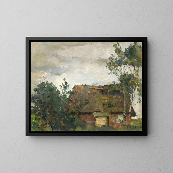 Maison ancienne - Hermann Groeber — quadro incorniciato alla parete