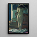 Nu femminile - Hermann Grom-Rottmayer — quadro incorniciato alla parete