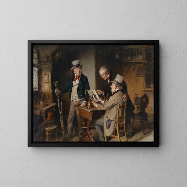 Il giocatore di fagotto - Hermann Kern — quadro incorniciato alla parete