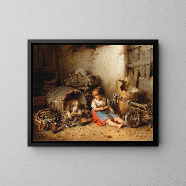 Compagnons de jeu - Hermann Kern — quadro incorniciato alla parete