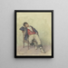 Assiso italiano - Hermann Kruse — quadro incorniciato alla parete