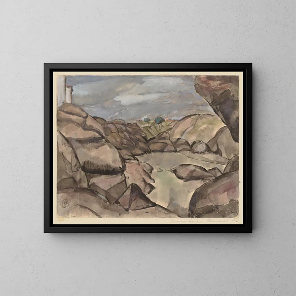Ploumanac'h - Hermann Lismann — quadro incorniciato alla parete