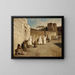 Entrée dans l'Alhambra, Spagna - Hermann Ottomar Herzog — quadro incorniciato alla parete