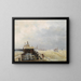 Porto a Ostenda - Hermann Ottomar Herzog — quadro incorniciato alla parete