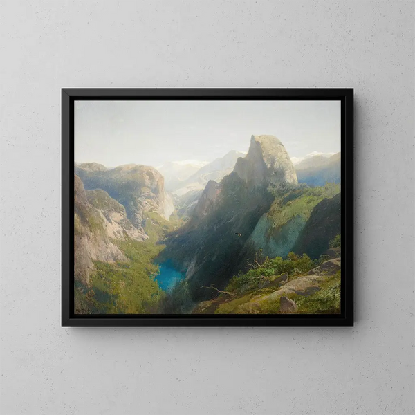 Lac Miroir, Yosemite - Hermann Ottomar Herzog — quadro incorniciato alla parete
