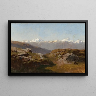 Hermann Ottomar Herzog - SnowCapped Peaks.webp
