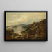 Le Vieux Pont - Hermann Ottomar Herzog — quadro incorniciato alla parete