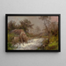 Le Vieux Moulin - Hermann Ottomar Herzog — quadro incorniciato alla parete