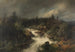 Mulino ad acqua su un torrente di montagna - Hermann Ottomar Herzog — vista dell’opera
