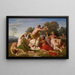 L'educazione di Giove sul monte Ida in Creta - Hermann Steinfurth — quadro incorniciato alla parete