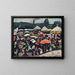 Fiera al Kesselbrink a Bielefeld - Hermann Stenner — quadro incorniciato alla parete