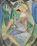 Figura cubista con case - Hermann Stenner — vista dell’opera