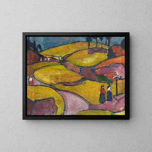 Paesaggio ritmico Eifel - Hermann Stenner — quadro incorniciato alla parete