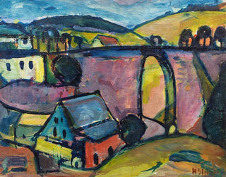 Viadotto vicino a Monschau - Hermann Stenner — vista dell’opera