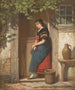 Fille sous les vrilles de vigne - Hermann Werner — vista dell’opera