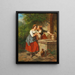 Il messaggio d'amore - Hermann Werner — quadro incorniciato alla parete