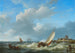 Bateaux da pesca in una raffica - Hermanus Koekkoek — vista dell’opera