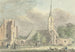 Chiesa e rovina dell'abbazia a Rijnsburg - Hermanus Petrus Schouten — vista dell’opera