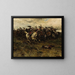 Una carica di cavalleria - Hermanus Willem Koekkoek — quadro incorniciato alla parete