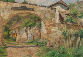 Hermine von Janda - Bauernhof A Farmyard.webp
