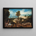 Paesaggio con la fuga in Egitto - Herri met de Bles — quadro incorniciato alla parete
