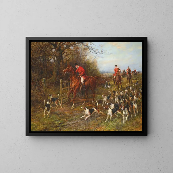 Disegno segreto - Heywood Hardy — quadro incorniciato alla parete